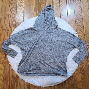 Paper & Tee Women's Gray Lightweight Hoodie